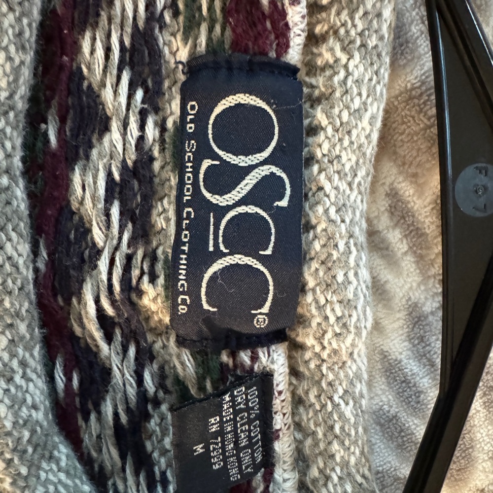 Cozy Patterned Crew Neck Sweater - image 2